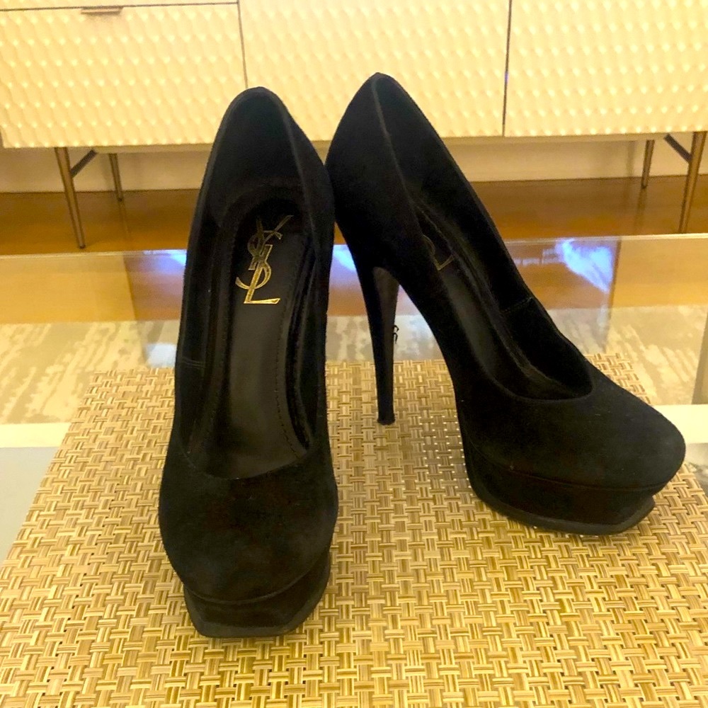Saint Laurent- YSL stiletto heels.